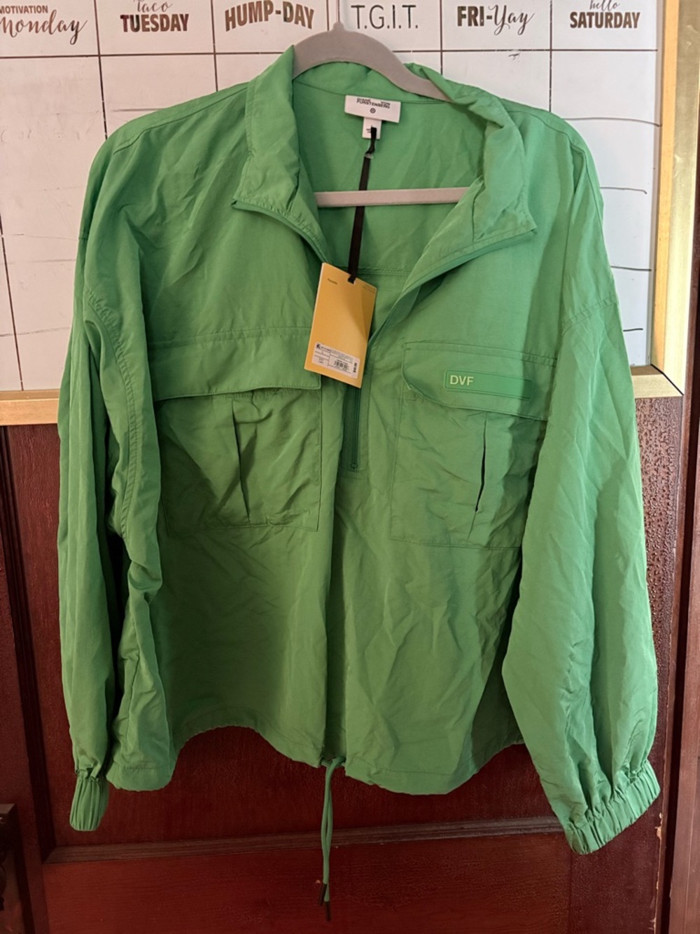 Diane Von Furstenberg Green Jacket